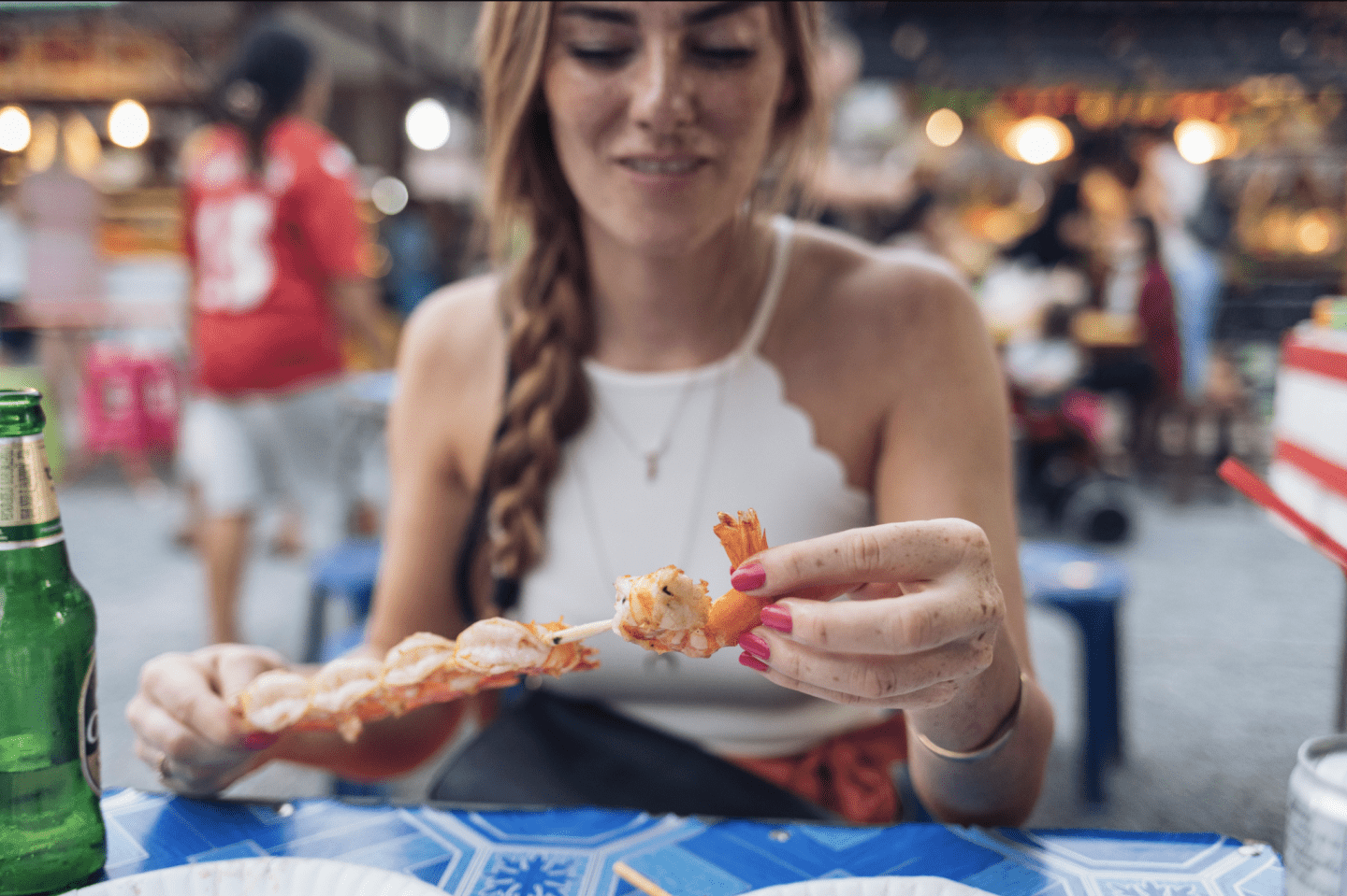 Seefood auf dem Bing Niang Market